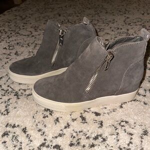 Steve Madden Gray Ankle Boots